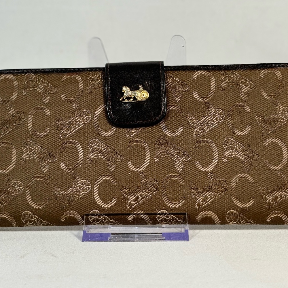 CELINE monogram kiss lock wallet EUC - Picture 1 of 16